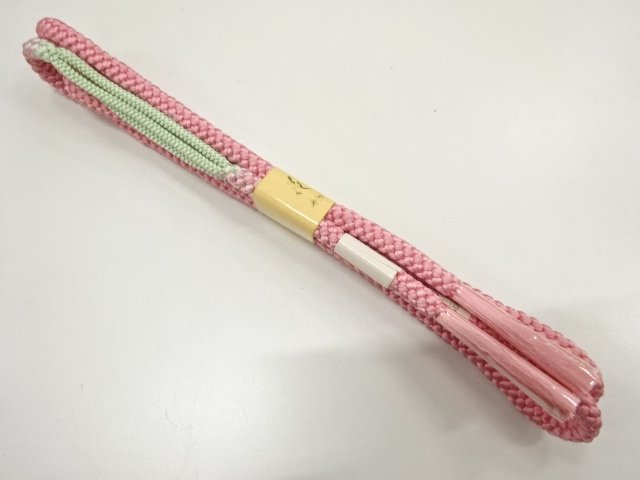 JAPANESE KIMONO / UNUSED HAND-TIED OBIJIME